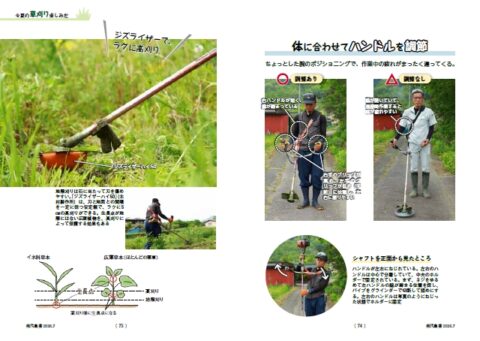 刈り払い機を100％使いこなす　圧倒的（きほんに忠実な）草刈り、教えます